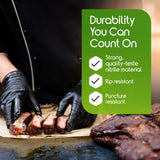 Inspire Black Nitrile Gloves HEAVY DUTY 6 Mil Nitrile Chemical Resistant Medical Cooking Cleaning Disposable Black Gloves (XL, 100, Count)
