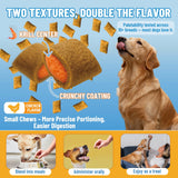 Dog Allergy Relief Chews, Dog Itching Skin Relief, 500 Crunchy Krill Center Seasonal Allergy Anti-Itch Chews, Itchy Ear & Paw Licking, Colostrum, Quercetin & Probiotics for Gut, Immune, Skin & Coat