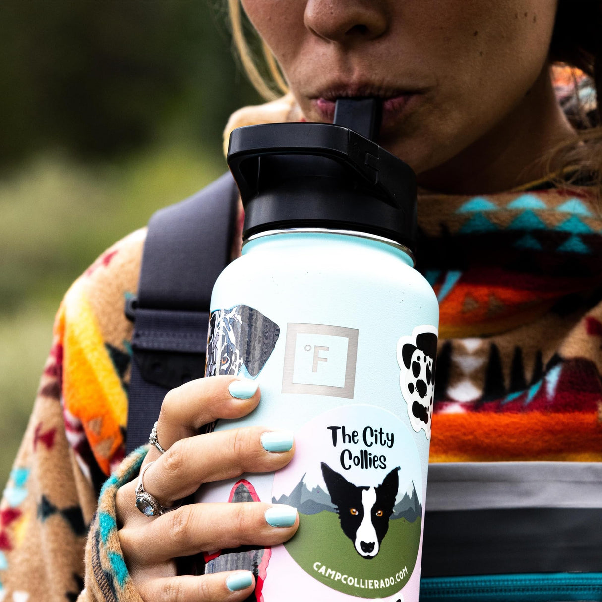 IRON °FLASK Camping & Hiking Hydration Flask with Straw, Wide Mouth Insulated Stainless Steel Sports Water Bottle - 18 oz Bubble Gum