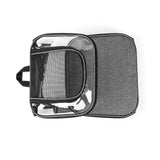 Beidingsen Cat Carriers Dog Carrier Pet for Small Medium Cats Dogs Puppies up to 25 Lbs, TSA Airline Approved Soft Sided, Collapsible Travel Puppy - Black Grey (M: 13" LX11.4 WX17.3 H, Pink)