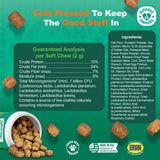 Doggie Dailies Probiotics for Dogs - Advanced Dog Probiotics with Prebiotics - Promotes Digestive Health - Supports Immune System and Overall Health (Pumpkin) 225 Soft Chews