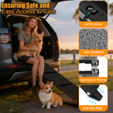 63" Long &17" Wide Heavy Duty & Portable Dog Ramp, Folding Pet Ramp for Large Dogs up to 250LBS, Non-Slip Car Ramp for SUV, Truck Easy Loading