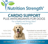 Nutrition Strength Cardio Support for Dogs Plus Antioxidant, L-Carnitine, L-Taurine, with Coenzyme Q10 and Vitamin E, Promotes a Healthy and Strong Dog Heart, 120 Chewable Tablets