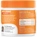 Dr. Harvey's Hip & Joint Soft Chews for Dogs, Daily Mobility Supplement Chewable Bites for Dogs with Glucosamine, Chondroitin & MSM, Green Lipped Mussel, Chicken Flavor (90 Chews)