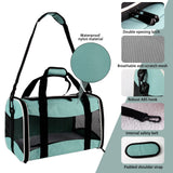 Small Animal Travel, Carrier for Hedgehog Rat Parrot Bird Guinea Pig, Lizards Carrier, Soft Sided Travel Carrier Portable Guinea Pig Up to 10 Lbs (15 * 10 * 10, Green)
