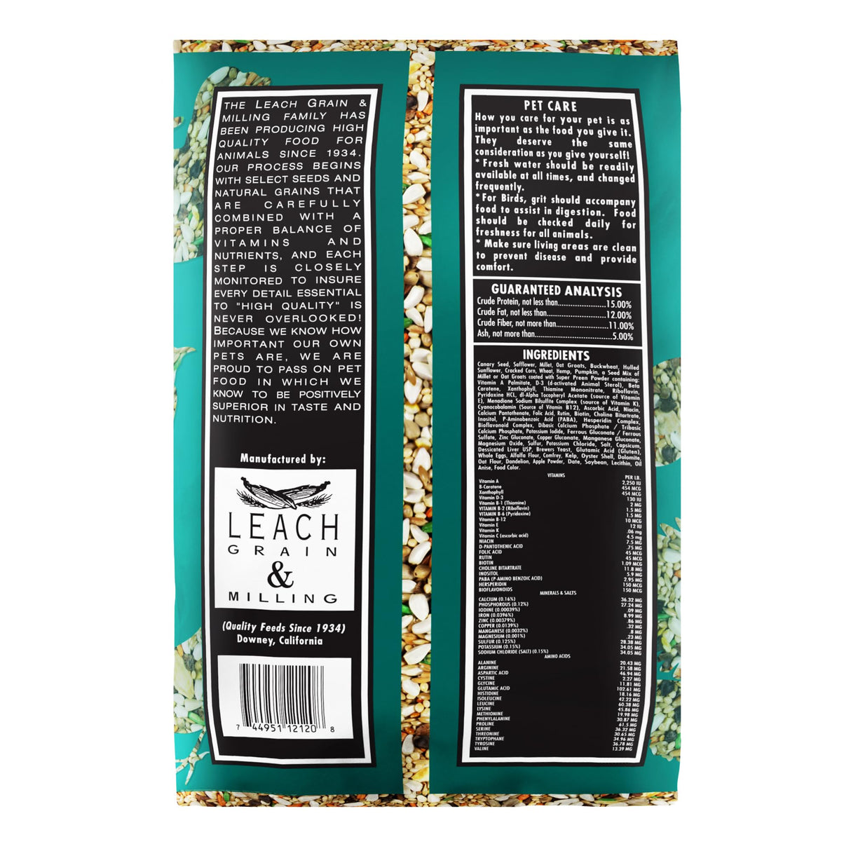 Small Hookbill Plus 5 Lbs, Bird Food for Small Hookbill, Premium Bird Seeds, Supports Growth Energy and Digestive Health, Nutrient-Rich Parrot Birdseeds with Vitamins & Minerals, Healthy Balanced Diet