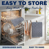 2 Pack Silicone Dish Drying Mat for Kitchen Counter Heat Resistant Under Sink Waterproof Coffee Bar Accessories Dining Rack Stone Utensil Holder Countertop Decor Must Haves 2026