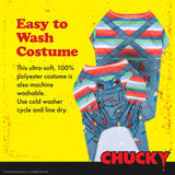 Universal Chucky Halloween Dog Costume - Scary Horror Movie Costumes for Dogs - Officially Licensed, Size Extra Extra Large