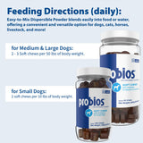 Probios for Dogs Soft Chews, Probiotics for Dogs, Daily Supplement for Gut Health, Digestion & Immune Support, Small Breeds, 4.23oz