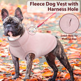 IKIPUKO 2 Pack Dog Sweaters Winter Fleece Sweatshirt Stretchy Vest Pullover for Dogs Clothes Warm Pet Pajamas Christmas for Meidum and Large Dogs