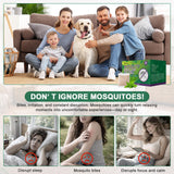Mosquito Repellent Outdoor Patio, Natural Mosquito Repellent Indoor for Living Room, Bedroom, Patio, garages, Camping, Safe for Kids and Pets (24 Packs)