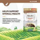 NaturVet Scoopables All-in-One Multivitamin for Dogs - Dog Vitamins and Supplements for Joint Support, Digestion, Skin & Coat Care & Immune - Hickory Smoked Bacon Flavor Vitamin Supplement | 11oz Bag