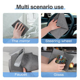10 Pcs Thickened Magic Cleaning Cloth, Microfiber Streak Free Cleaning Cloths Reuseable Magic Cleaning Wipes for Windows Glass