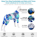 LovinPet Giant Dogs PJS Bodysuit, Pet Pajamas for Dogs, Abstract Geometric Print, Pitbull Clothes, Large Dog Jammies, Pitbull Onesie, Lightweight Pullover Dog Pajamas,2XL