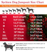 Sychien Dog Christmas Pajamas Small,Red and White Striped Pjs for Boy Girl Dogs,Thermal Warm Cotton Holiday Jumpsuit for Big Dog,XS
