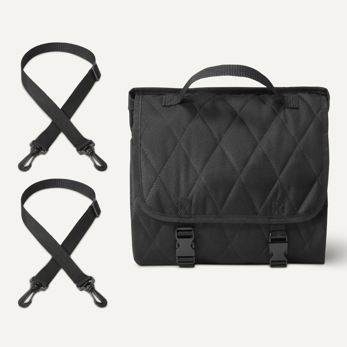 Amazon Basics Dog Car Seat Cover for Pets, 100% Water Repellent, 600D Heavy Duty, Black