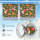 2 Pack Guinea Pig Bedding, Washable Guinea Pig Cage Liner Reusable Guinea Pig Mat Waterproof Guinea Pig Bedding for Cage, Super Absorbant Guinea Pig Pee Pads for Small Animals Hamster Rabbit Squirrel