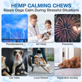 MaxHemp Calming Chews for Dogs - Advanced Hemp Dog Calming Chews- Anxiety Relief Treats for Composure, Separation, Barking, Thunderstorms, Stress Relief - Hiр and Jоint Supplement -180 Soft Treats