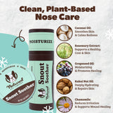 Natural Dog Company Snout Soother Balm Tin 1 oz – All Natural Dog Nose Balm for Dry, Cracked Noses – Organic Moisturizing & Soothing Balm – Lick-Safe Nose Care, Made in USA