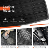 Reliadura Front Seat Covers for Dogs, Waterproof Leather Dog Car Seat Cover, Full Coverage Nonslip Scratchproof Pet Car Seat Protector, Fits Cars, Small Trucks, SUVs Bucket Seat Cover