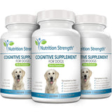 Nutrition Strength Cognitive Support for Dogs, Promotes Dog Brain Health, Mental Support Supplement for Cognitive Difficulties, 120 Chewable Tablets