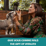 MycoDog Vitality - Turkey Tail Mushroom for Dogs - Mushroom & Adaptogen Supplement for Senior Dogs - Supporting Immune Health & Daily Wellness - with Reishi, Chaga