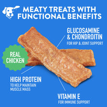 Load image into Gallery viewer, Dogswell Jerky Hip and Joint Dog Treats Grain Free Made in USA Only, Glucosamine and Chondroitin, 24 oz Chicken
