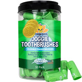 Bodhi Dog Finger Toothbrush for Dogs & Cats - Puppy Toothbrush with Soft Flexible Silicone Bristles, Gentle for Sensitive Gums, Promotes Healthy Teeth & Gums, Easy Teeth Cleaning Tool (50 Count)