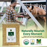 PACIFIC Organic Petfood Organic Feed Oat Groats - Oat Groats for Birds | Rich with Fiber & Minerals | USDA and CCOF Certified | Packed in USA | 2Lbs