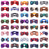 Segarty Small Dog Bow Tie, 40 Pack for Dogs, Adjustable Bowties for Large Puppy and Cats, Neck Bows Collar Bulk Assorted Grooming Accessories for Birthday Wedding Party Holiday Festival