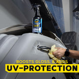 Meguiar's Marine & RV Hybrid Ceramic All Surface Sealant - Premium Fiberglass and Gel Coat Sealant that Boosts Gloss, Beading & Protection from UV Damage - Easy to Apply and Wipe Off – 32 Oz Spray