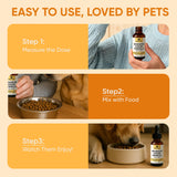Aura Pets Advanced Vision Formula for Dogs, with Zeaxanthin, Astaxanthin, Lutein, Supports Vision and Overall Eye Health, Clears Debris, Reduces Cloudiness, 30ml (1)