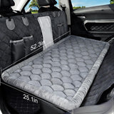 XYDongtong Dog Bed for Car，Dog Car Seat Cover for Back Seat，Non-Slip Travel Pet Mat，Nonslip Soft Durable，Fit for Backseat Extenders and Trucks SUVs (Gray)
