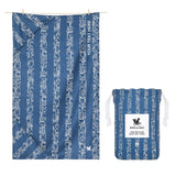 Dock & Bay Pet Towel - Super Absorbent & Quick Drying Dog Towels with Bag - 100% Recycled - Puppy Party, Medium (90x50cm, 35x19)