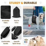 Adjustable Dog Lift Harness Dog Sling for Large Dogs Hind Leg Support Soft Lift Support and Rehab Harness for Weak Rear Legs, Helps Senior, Injured, Disabled and After ACL Surgery Dogs Large