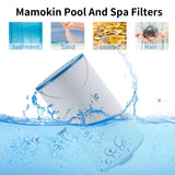 Mamokin 303279 Hot Tub Filter Replaces Filbur FC-2402, 5CH-37, PFF42TC-P4, 78460 and Lifesmart, AquaTerra, Fantasy, Freeflow, Simplicity, Bermuda, Aspire, Azure, Spa Filter-2 Pack