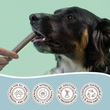 Natural Dog Company Dental Chews for Dogs – Freshens Breath & Helps Reduce Plaque & Tartar, Natural No-Brushing Oral Care Treats, Vet Formulated, Made in USA, 18 Count
