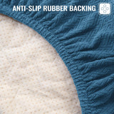 Nanbowang Waterproof Dog Bed Cover - Washable, Quilted Pet Pillow Replacement - Easy to Remove Hair - Lovely Puppy Bed for Dog/Cat 40x53x6