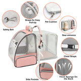 Texsens Innovative Traveler Bubble Backpack Pet Carriers with Upgraded Breathable & Expandable Tent for Cats and Dogs