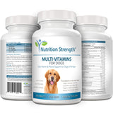 Nutrition Strength Multivitamins for Dogs, Daily Vitamin and Mineral Support, Nutritional Dog Supplements for All Canine Breeds and Sizes, Promotes Immune Health in Pets, 120 Chewable Tablets