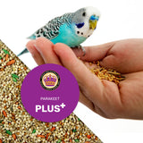 LEACH GRAIN & MILLING CO. Parakeet Food Plus, 5lbs Premium Parakeet Bird Food, Nutrient-Rich Blend, No Waste Bird Seed for Outside Feeders, Birdseed with Vitamins & Minerals, Supports Energy & Growth