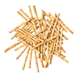 Fieldcrest Farms Nothin' to Hide Twist Stix, Beef Flavor, Easily Digestible, Supports Skin, Coat, Joints & Muscles, for Moderate Chewers Under 15lbs, 50 Pieces