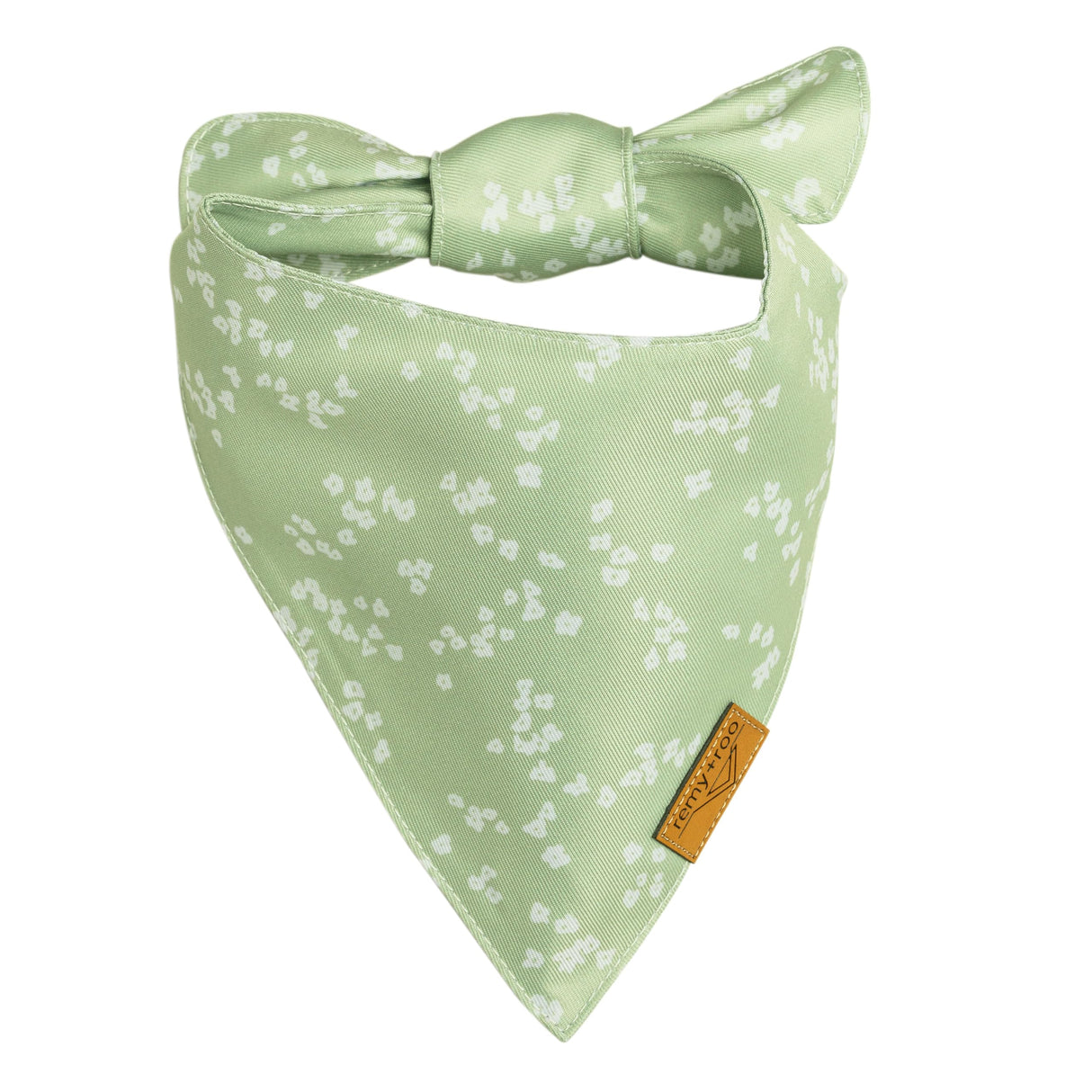 Remy+Roo Spring Dog Bandanas - 4 Pack Gemma Set | Premium Durable Adjustable Polyester Fabric | Patented Shape Girl Dog Bandana, Floral Dog Bandana (Small)