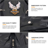 Warm Winter Dog Coat for Small and Medium Sized Dogs - Windproof and Waterproof Puppy Jacket - Cool Pet Leather Clothes for Chihuahua and Yorkie - Black Small