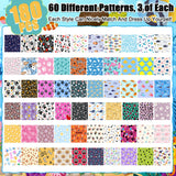 Reginary 180 Pcs Spring Dog Bandanas Bulk Hawaiian Triangle Dog Scarfs Bib Bandanas Plaid Flamingo Pet Triangle Bibs Kerchief Adjustable Bandana for Pet Grooming Costume Accessory(Paw Print)