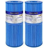 POOLPURE Antimicrobia PRB25-IN-M Spa Filter Replaces Unicel C-4326RA, Guardian 413-106, Filbur FC-2375M, 3005845, 17-2327, 100586, 33521, 25392, 817-2500, 5X13 Spa Filter, 2 Pack