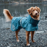 Hurtta Monsoon Coat, Dog Raincoat, Bilberry, 16 in