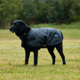 WeatherBeeta ComFiTec Classic Waterproof Dog Coat, Charcoal, 30"