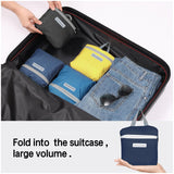 BEMYGREENBAG 35L Foldable Waterproof Backpack For Outdoor Sports With Inside Wet Clothes Compartment Packable For Multiple Uses Ultra Lightweight Ideal For Hiking Men And Women Travel(Dark Blue)