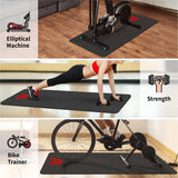 Crostice Bike Trainer Mat Accessories Compatible with Peloton Bike & Bike Plus, for Cycling Home Gym